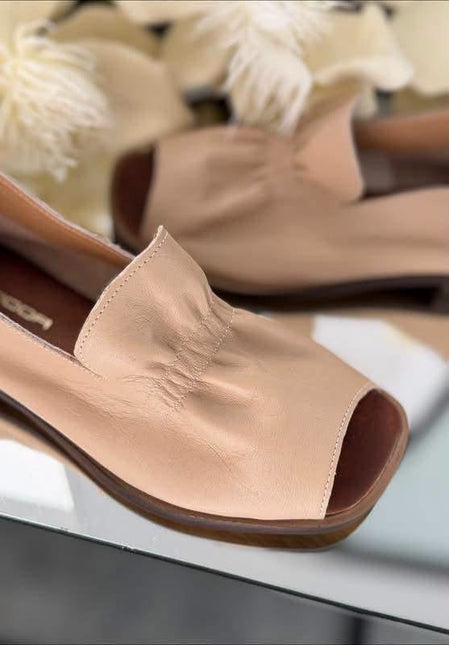 Sandały damskie Pro-moda skórzane beżowe – komfort i elegancja