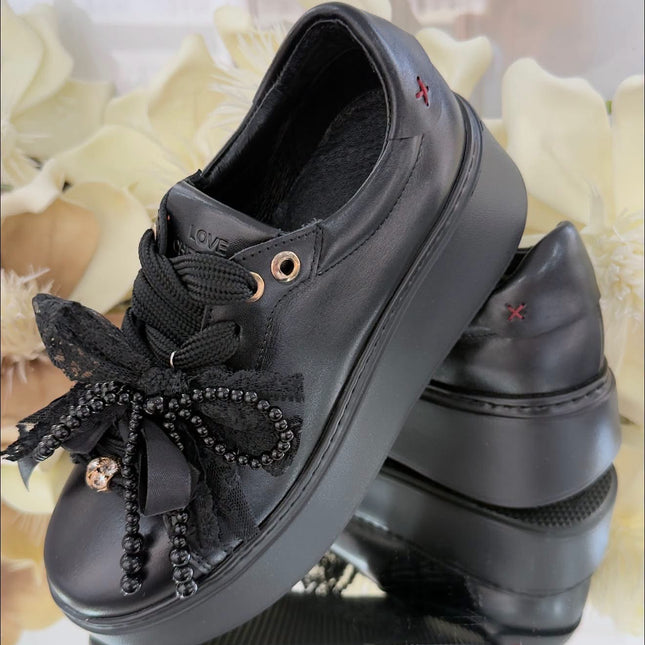 Sneakersy Chebello czarne