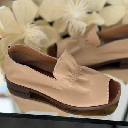 Sandały damskie Promoda skórzane beżowe – komfort i elegancja