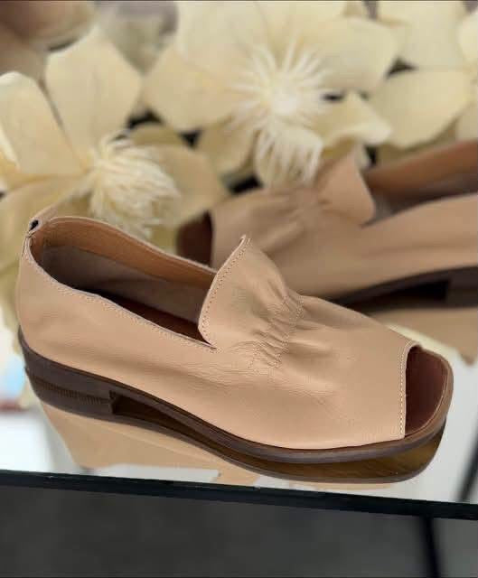Sandały damskie Pro-moda skórzane beżowe – komfort i elegancja