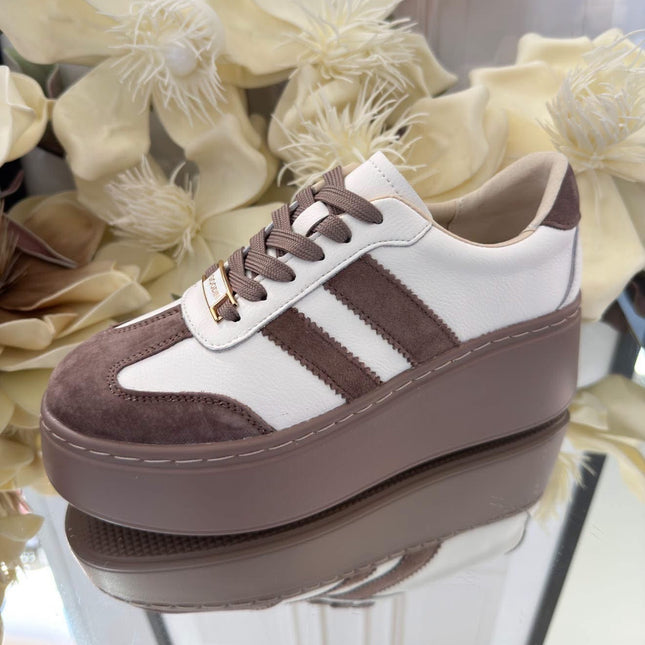 Sneakersy ze skóry naturalnej