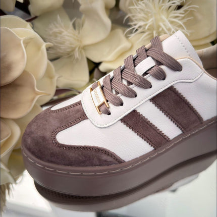Sneakersy ze skóry naturalnej