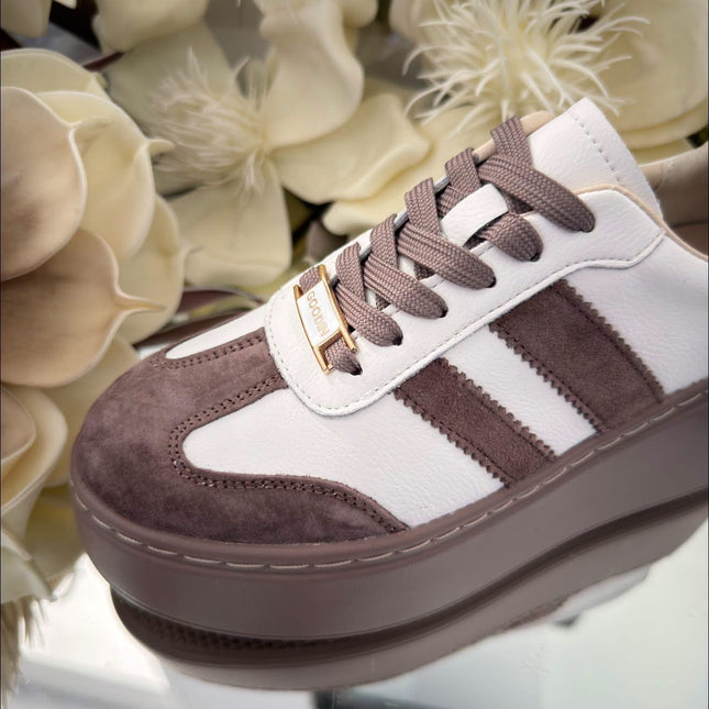 Sneakersy ze skóry naturalnej