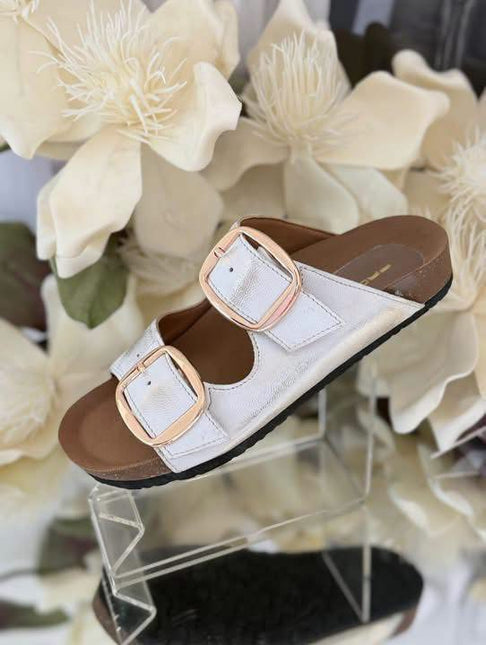 Pro-Moda – Skórzane klapki damskie