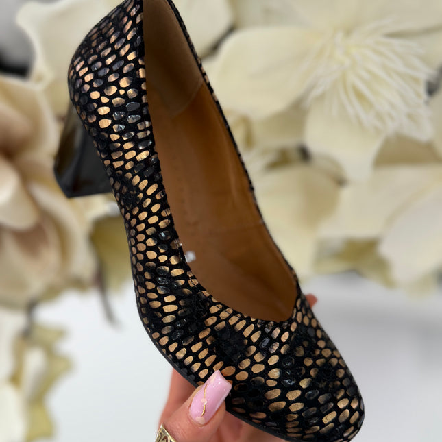 Czółenka damskie GALANT – skóra naturalna