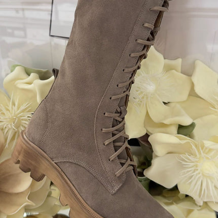 Kozaki Pro-moda taupe