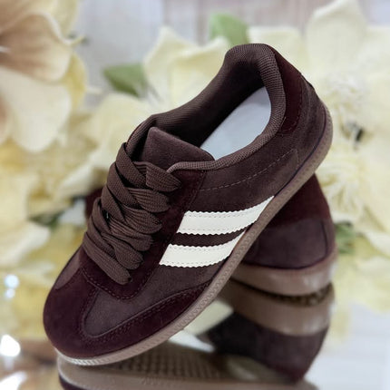 Sneakersy brązowe