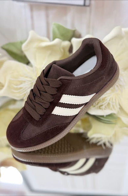 Sneakersy brązowe