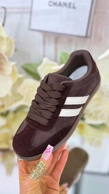 Sneakersy brązowe