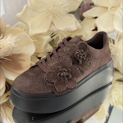 Sneakersy brązowe