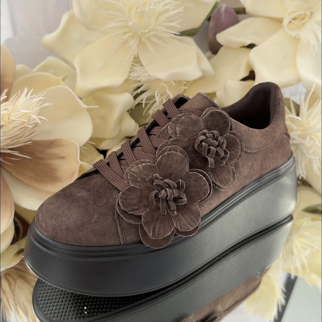 Sneakersy brązowe
