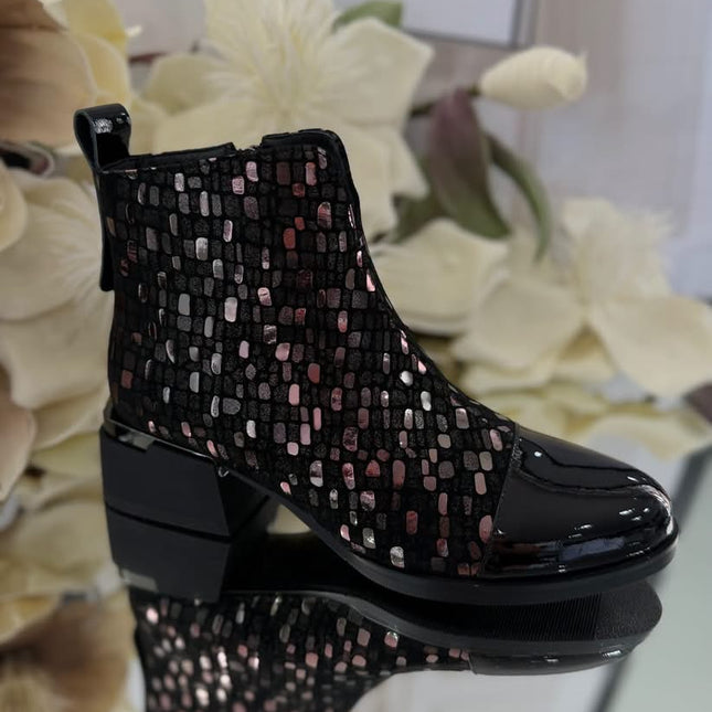 Botki damskie D&A Premium Collection – skóra naturalna