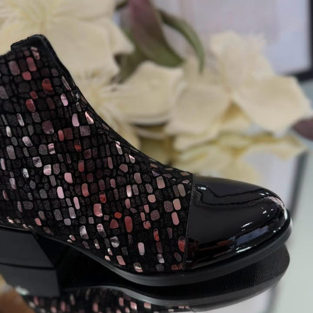 Botki damskie D&A Premium Collection – skóra naturalna