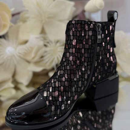 Botki damskie D&A Premium Collection – skóra naturalna