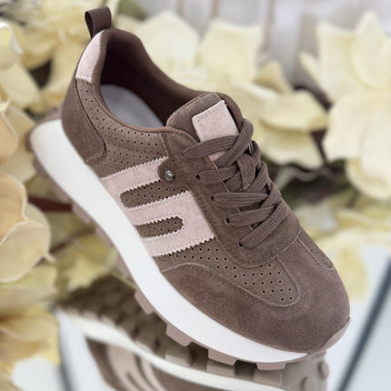 Goodin – Damskie Sneakersy ze Skóry Naturalnej