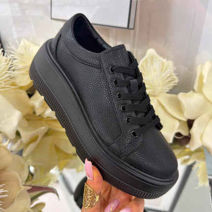Evento – Damskie Sneakersy ze Skóry Naturalnej