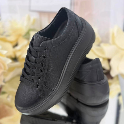 Evento – Damskie Sneakersy ze Skóry Naturalnej