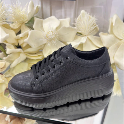 Evento – Damskie Sneakersy ze Skóry Naturalnej