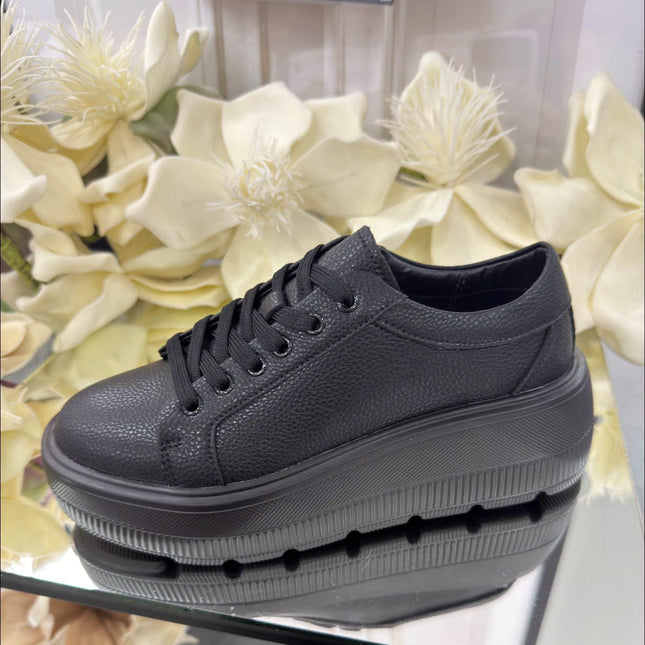 Evento – Damskie Sneakersy ze Skóry Naturalnej