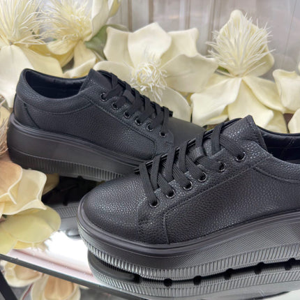 Evento – Damskie Sneakersy ze Skóry Naturalnej
