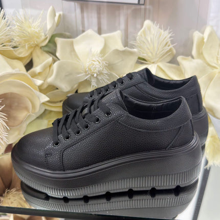 Evento – Damskie Sneakersy ze Skóry Naturalnej