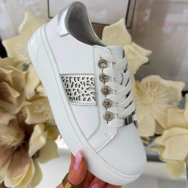 Skotnicki – Damskie Sneakersy ze Skóry Naturalnej