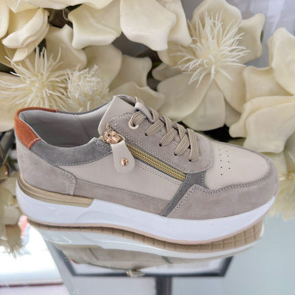 Evento – Damskie Sneakersy ze Skóry Naturalnej
