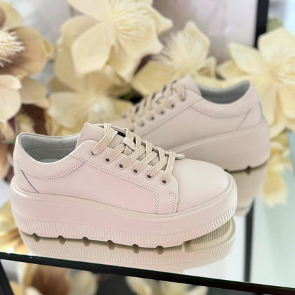 Evento – Sneakersy Damskie ze Skóry Naturalnej