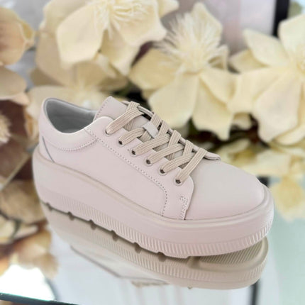 Evento – Sneakersy Damskie ze Skóry Naturalnej