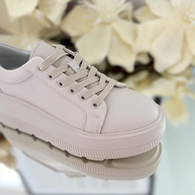 Evento – Sneakersy Damskie ze Skóry Naturalnej