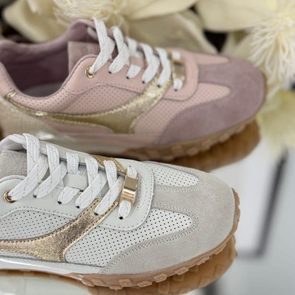 Goodin – Damskie Sneakersy ze Skóry Naturalnej